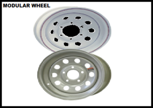 15” X 5”-- 1820@50--5 ON 4 1/2 , 3.19 PIOLT  WHITE  MOD WHEEL
